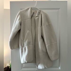 Lululemon Athletica Soft white Teddy Jacket